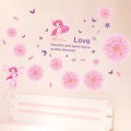 Princess In Pink World Wall Sticker